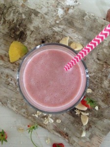 Aardbeien smoothie