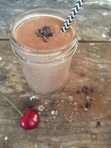 kersen cacao smoothie