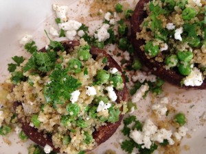 Gevulde portobello's