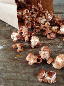 chocolade popcorn